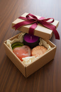 Combo set.. Scented candle plus 2 soaps